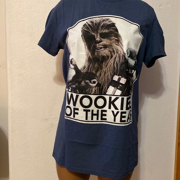 Star Wars Chewbacca Wookie of the Year Tee Shirt Top Size S - Picture 1 of 10